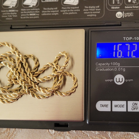 Gold Rope Chain - Picture 3 of 4